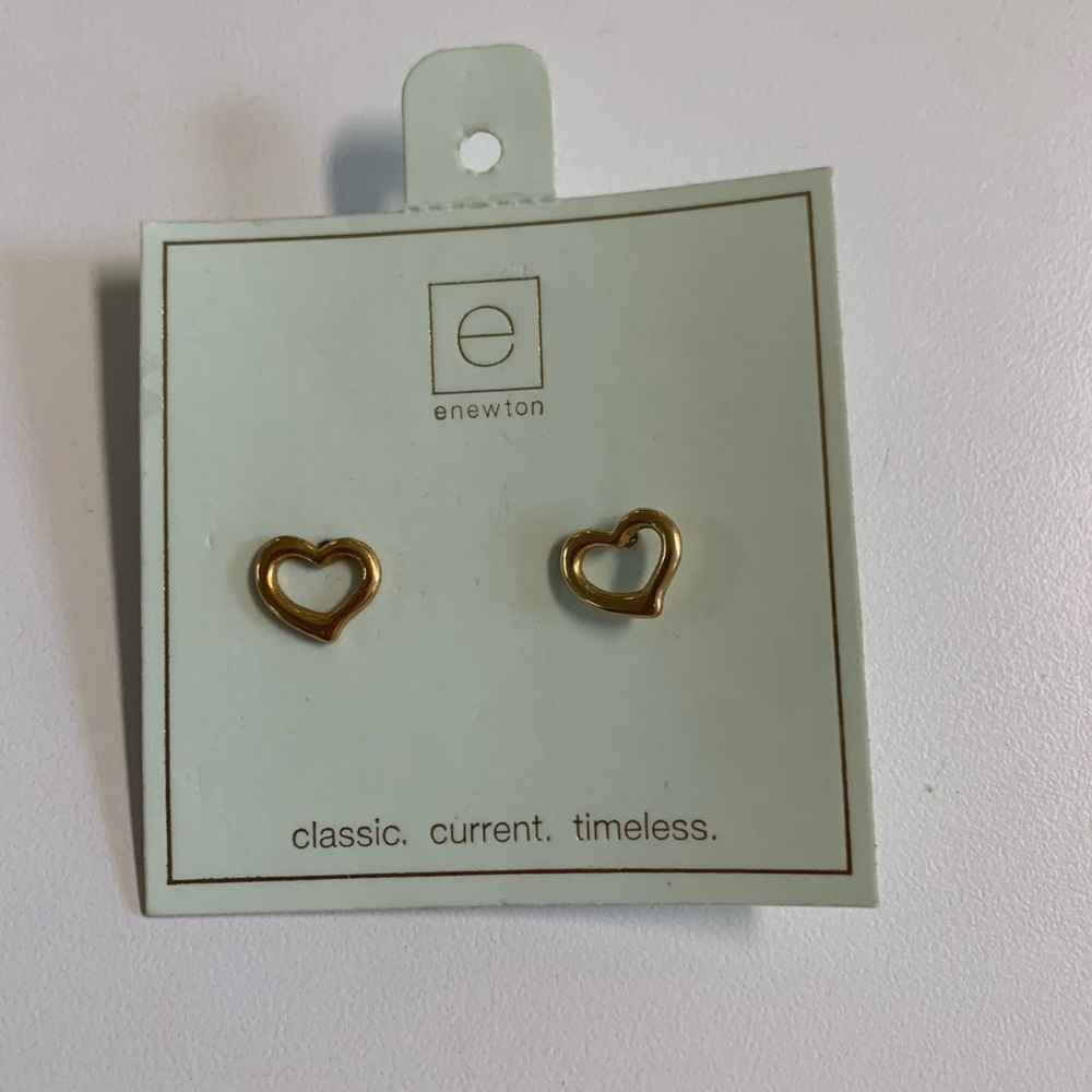 Enewton Heart Post Earrings